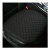 povtii Car Seat Bottom Cover Pad, Breathable Auto Front Seat Protector with Storage Pocket, Comfortable Seat Bottom Cushion Mat for Most Vehicle, Universal Interior Car Accessories (Black) view 1