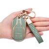 JUIMWDY Key Fob Cover for Maserati,Soft TPU Key Case Shell Compatible with 2013-up Maserati Quattroporte, Ghibli, 2017-up Levante Remote Smart Key Protector view 1