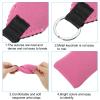 PATIKIL Floating Neoprene Keychain, Waterproof Buoyant Key Ring Water Sports Keychain for Marine Boat Fishing Sailing Surfing Kayaking, Pink view 3
