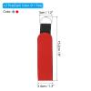 PATIKIL Floating Neoprene Keychain, 2 Pcs Waterproof Buoyant Key Ring Sublimation Float Keychain for Outdoor Water Sports, Red, Lake Blue view 2