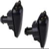 PAZONE 2 pcs Car Windshield Wiper Nozzle for Kia for Sorento 2003 2004 2005 2006 2007 2008 2009 Car Plastic Windshield Washer Wiper Water Spray Nozzle Wiper Nozzle, Black view 4