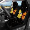 LACIYISON Butterfly Sunflower Galaxy Pattern 4Pcs Car Seat Covers Full Set, Breathable Front & Back Seat Cover, Car Seat Protector Universal Fit for Sedan, Truck and SUV view 3