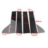 SIKUAI 6pcs Door Window Pillar Post Trim Cover Decal PC Plastic Glossy Black Car For Chevrolet Silverado 1500 2019-2024 2500/3500 2020-2024 view 3