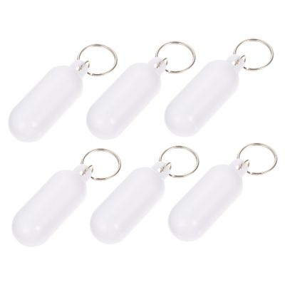 LIFKOME 6pcs Floating Keychains for Boating Fishing Key Charms to Prevent Key Loss Lightweight Design for Outdoor Sports Activities