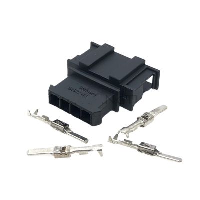 TakenE 1/5/10 Set 4Pin Taillights Socket P1ug Automobile Wire Harness 2.8 MM Connector 191972714 191 972 714(Size:10 Sets)