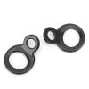 Stainless Steel D Shaped Pair Trailer Tie Down Rings for Motorcycle ATV view 1