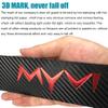 BOYOUS Silver Customized Model for Ford F150 F250 F350 F450 Super Duty Ranger Carbon Fiber Style Leather Door Sill Protector Scuff Plate Cover Guard Sills Protector Trim 4PCS view 2