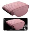 Hbxdeco Car Armrest Cushion, 12.2"8.3" Leather Auto Memory Foam Center Console Pad with Storage Pocket, Waterproof & Anti-Scratch Elbow Pillow Armrest Seat Box Protector, Universal Fit (Pink) view 1