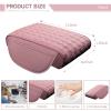 Hbxdeco Car Armrest Cushion, 12.2"8.3" Leather Auto Memory Foam Center Console Pad with Storage Pocket, Waterproof & Anti-Scratch Elbow Pillow Armrest Seat Box Protector, Universal Fit (Pink) view 2