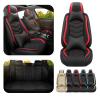 ADERN Car Seat Covers for Ford F-250 2000-2026, Premium Nappa Leather Car Seat Cover, Stylish Sport Seat Covers Automobile Seat Cover Sets.(Luxury 5 Seats/Black Red) view 1