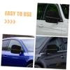 Beatifufu 2pcs Car Side Mirror Covers Dust for Automotive Reflective Easy to Install view 2