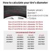 Firefighter Fireman Flame Print Tires Cover Customized Wheel Cover Fits Tire for Many Vehicles view 2