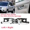 Pasuihcay Front or Rear Right Passenger Side Interior Inner Door Handle 2005-2010 for 82620-1F000 Black+Chrome view 3