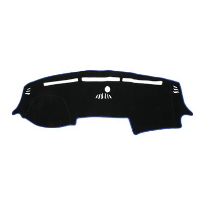 TUCKBOLD Dash Cover for Dodge for Ram 1500 Non-Slip | Center Console Dash Cover Mat Black Blue 1 Pcs