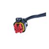 DLAHPJPT Automotive Electrical connectors 1 Set AMP 8/14/23/35 Pin Wa/*-TER*-/Proof Automotive ECU Connector EPEC 2024 PCB Plu*/g Socket with 18CM Cable 776164-1 770680-1(Male-01) view 2