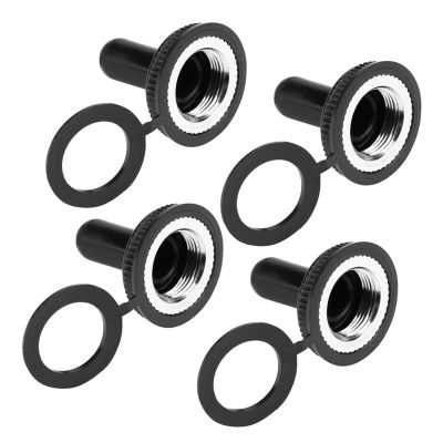 Toggle Switch Waterproof Cap,20Pcs 12mm Rocker Toggle Switch Waterproof Rubber Cap Boot Cover Black for Control Handle of Toggle Switch
