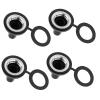 Toggle Switch Waterproof Cap,20Pcs 12mm Rocker Toggle Switch Waterproof Rubber Cap Boot Cover Black for Control Handle of Toggle Switch view 4