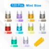 LLEZZA 120 Pieces Mini Fuse Kit, Car Fuses Assortment Kit -Mini Size(2A/3A/5A/7.5A/10A/15A/20A/25A/30A/35A), Fuses Automotive kit for Cars, Trucks, Motorcycle, Camper, SUV view 2