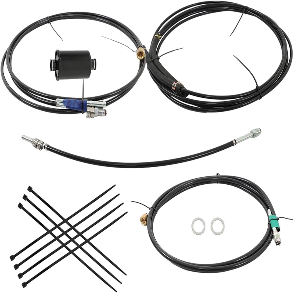 WFLNHB Nylon Fuel Line Kit Replacement for Chevy Replacement for GMC C/K Trucks 1988-1997 C1500 C2500 C3500 K1500 K2500 K3500 NFR0013