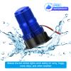 PATIKIL LED Strobe Warning Lights, 10V-80V Leds Flashing Lamps for Truck Tractor Vehicle Roof Forklift Golf Cart Mower UTV Car, Blue view 4