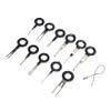 Srutueo 11Pcs/Set Terminal Removal Tools Car Electrical Cable Wiring Crimp Connector Pin Extractor Kit Car Repair Hand Tool Set Plug Key, black, 154036 view 3