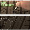 Srutueo 40PCS Tire Repair Rubber Nail, Tire Repair Rubber Screws Black, Fast Tool Self-Service Tire Repair Nail (20S+20L), 500171033A1 view 2