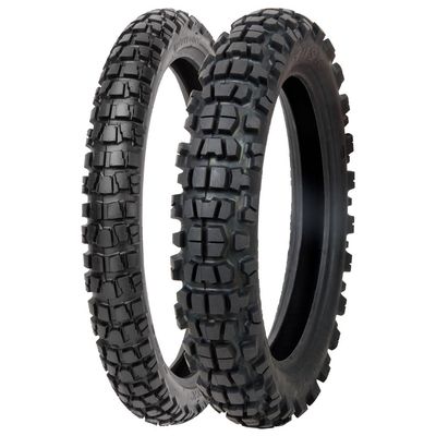 Tusk Waypoint Adventure Tire Set - 90/90-21 Front, 130/90-17 Rear