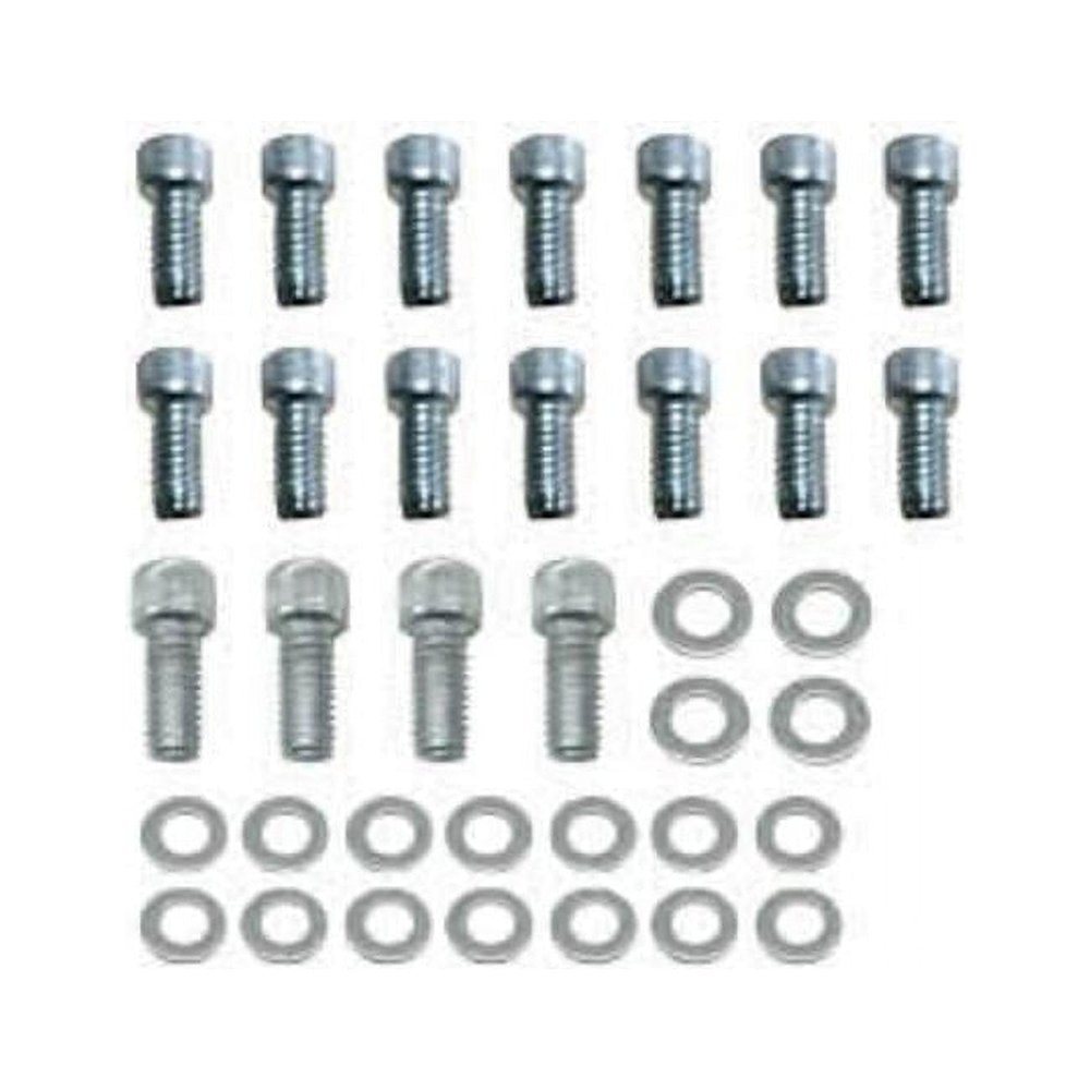 212 Main 0.25-20 x 0.5 & 0.31-18 x 0.75 in. SBC Oil Pan Harware Kits with Socket Head Bolts 18 Piece