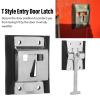 MOUMOUTEN T Style Entry Door Latch, Stainless Steel Door Holder Catch, Low Noise Rust Proof and Heat Resistant, for RV Trailer Camper Truck view 4