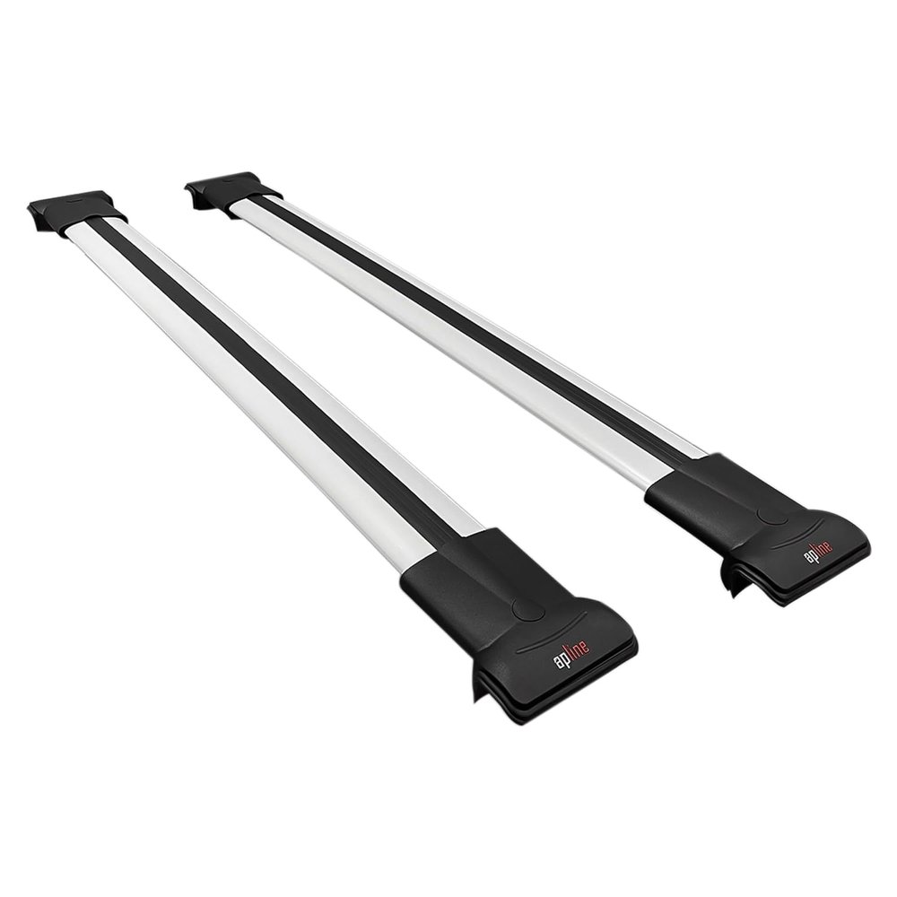 accessorypart Compatible with Citroen Nemo 3 (225) 2008-2017 Fly Model Car Roof Rack Cross Bar Grey Aluminium 2 Bars