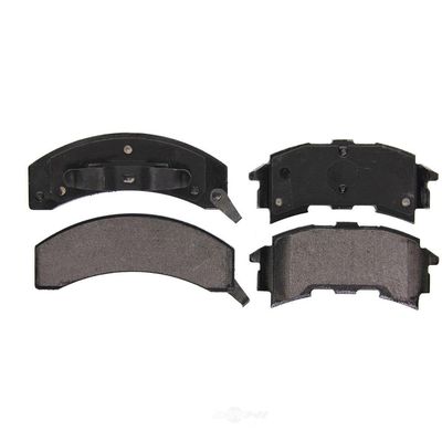 OMNI5 Rear Semi Metallic Brake Pad Set Compatible With 1984-1988 Pontiac 6000/Fiero 2.5L 2.8L| D262