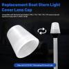91017B7 Replacement Boat Stern Light Cover Lens Cap Compatible with Attwood Boat Anchor Light Cover, fit All-Round Light Screw-On Replacement Globe, Navigation Light Accessory Rear Boat Light Cover view 2
