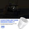 91017B7 Replacement Boat Stern Light Cover Lens Cap Compatible with Attwood Boat Anchor Light Cover, fit All-Round Light Screw-On Replacement Globe, Navigation Light Accessory Rear Boat Light Cover view 4