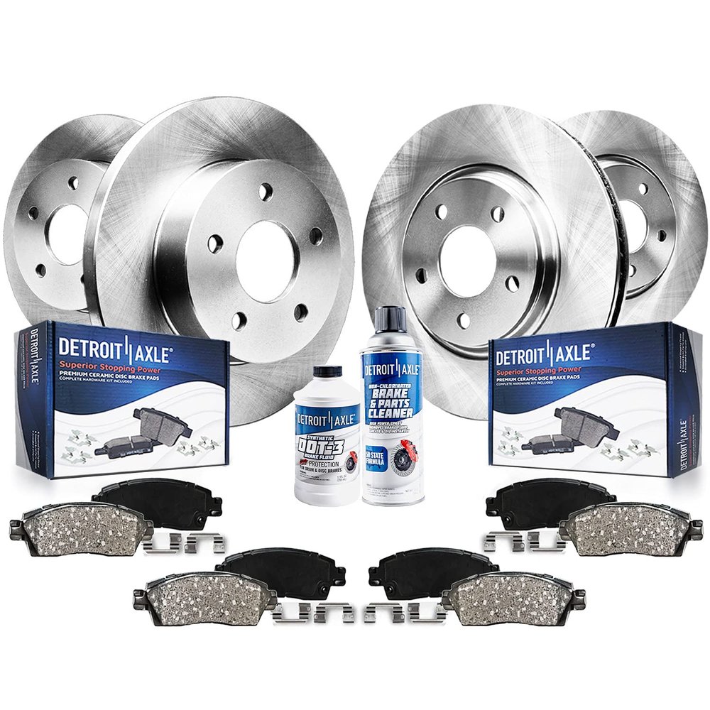 Detroit Axle - Brake Kit for Hyundai 2017-2020 Ioniq, Kia 2017-2022 Niro