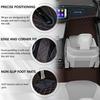 cocacomat Customize Making Car Floor Mats for 98% Full Coverage All Weather Protection Leather Auto Floor Front and Rear Liner Carpet Set Accessorie (Black Stripes) view 3