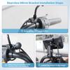 3-in-1 Handlebar, Mirror, and Oil Bottle Mount for MT01 Series Motorcycle Carplay, TTXSCAM-B03 view 3