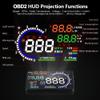 Windshield Heads Up Display for Car MAIMEIMI OBD2 Digital Speedometer with OBDII/EUOBD Interface HUD Car Speedometer MPH with Water Temperature, Trip, RPM, Alarms for OBDII/EOBD Sedan Cars (2008+) view 2