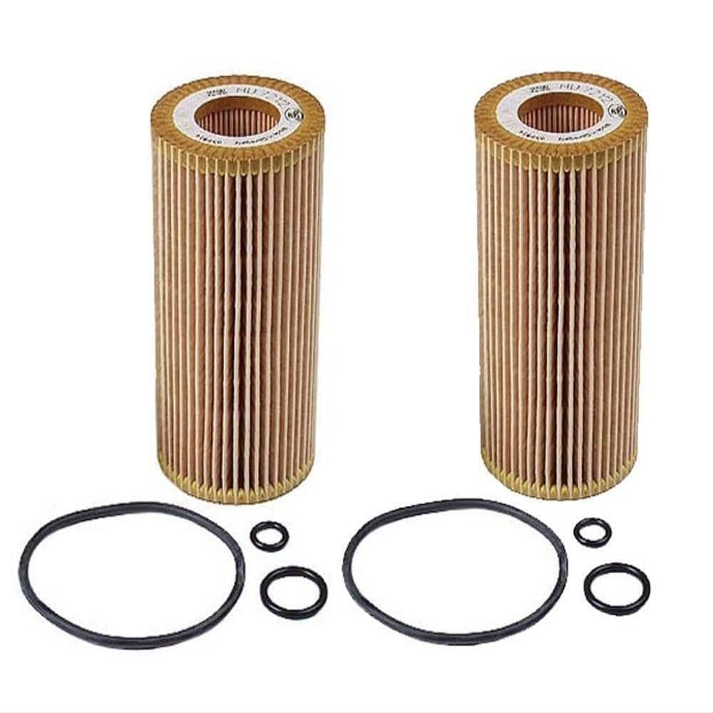 Replacement Set Pair of 2 Engine Oil Filters HU721/2x For Mercedes W211 S211 E320 L6