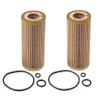 Replacement Set Pair of 2 Engine Oil Filters HU721/2x For Mercedes W211 S211 E320 L6 view 1