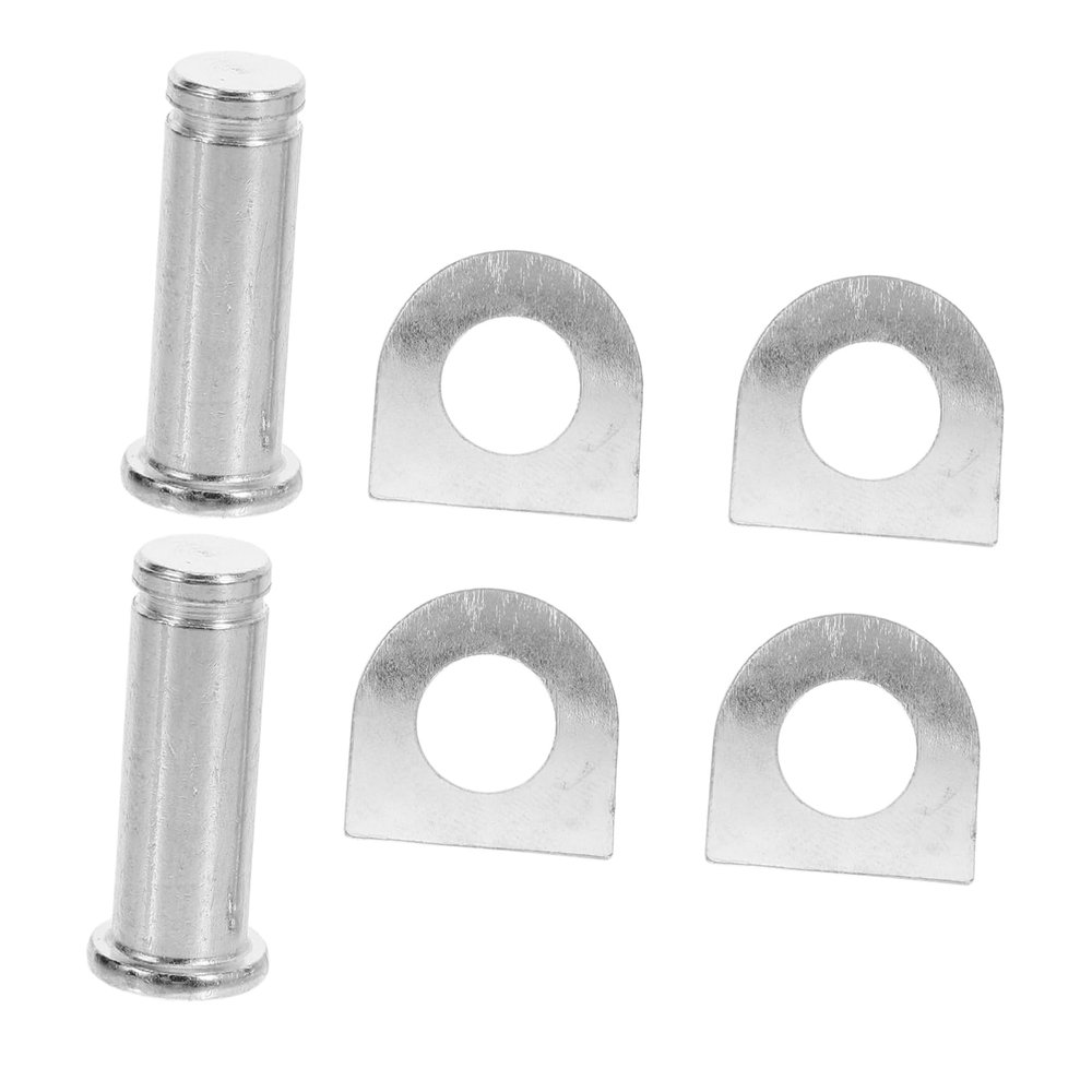 JECOMPRIS Foot Peg Mounting Pins Kit Spring Washer Retaining Ring Footrest Pedal Mount Screw Universal Motorcycle Foot Peg Kit