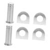 JECOMPRIS Foot Peg Mounting Pins Kit Spring Washer Retaining Ring Footrest Pedal Mount Screw Universal Motorcycle Foot Peg Kit view 1
