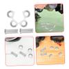 JECOMPRIS Foot Peg Mounting Pins Kit Spring Washer Retaining Ring Footrest Pedal Mount Screw Universal Motorcycle Foot Peg Kit view 2