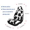 Noasqll Black White Cow Spots Car Seat Covers Front Car Seats Protector Cover with Rear Storage Pockets for Car Truck Sedan Suvs - 1 Pcs view 3