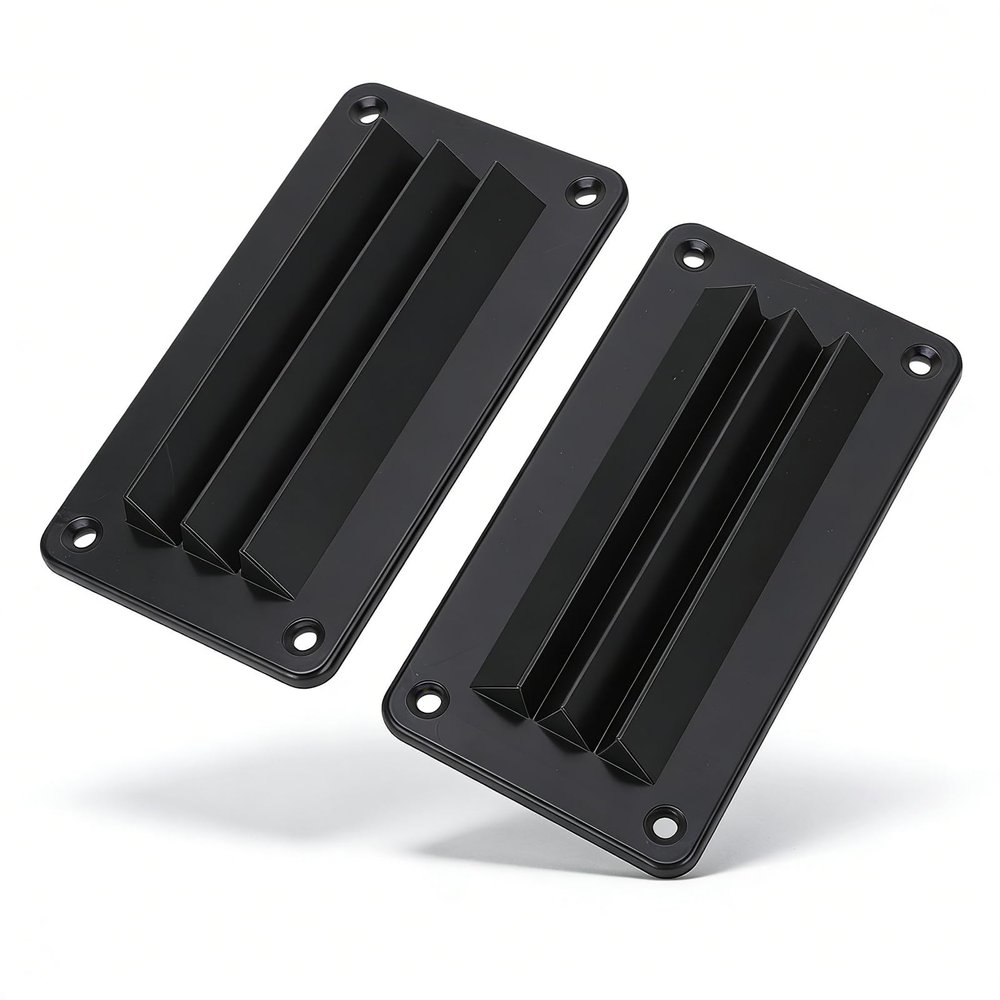 Pomya RV Air Vent Louver, Professional Ventilation Outlet Grille Louver with Hardware Screws for Air Inlet or Outlet, RV Air Vent Louver for Yacht, Boat, Bathroom, Kitchen, Office Home