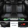 UCSYCX Car Seat Covers for Ford Bronco Sport 2021-2025 Leather Seat Covers Waterproof Soft Car Seat Cover Protectors Comfort Automotive Seat Cover with Airbag(Black&Gray,2PCS Front with Pillow) view 3