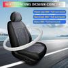 UCSYCX Car Seat Covers for Ford Bronco Sport 2021-2025 Leather Seat Covers Waterproof Soft Car Seat Cover Protectors Comfort Automotive Seat Cover with Airbag(Black&Gray,2PCS Front with Pillow) view 4