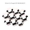 Bnineteenteam Car Wheel Nut Screw, 20Pcs Wheel Nut Rim Cover Tyre Screw Decor for 307 308 408 206 207 view 2