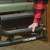 Hitchfire Dual Swing Arm, Hitch Receiver Swing Away Extender, Hitch Mounted 2 Inch, 2" Swing Arm, Comes with Collar view 3