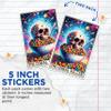 (2 Pack) The Cereal Killer Tarot Card Stickers - Funny Punny Sticker - 5 Inches On Longest Side - Premium Vinyl - for Cars, Skateboards, Laptops - Made in USA - BMCS1395 view 3