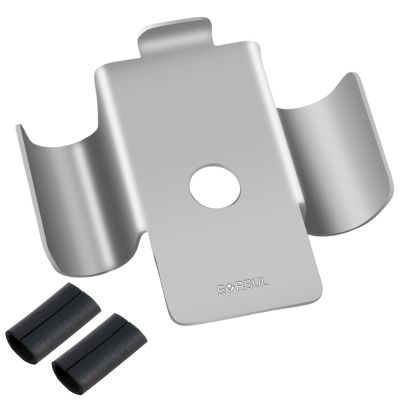 EVRBUL Upgraded Stainless Steel Parking Brake Cable Clip Retainer with Rubber Tubes Compatible with BMW 1 Series F20/F21, 2 Series F22/F23, 3 Series F30/F31, 4 Series F32/F33/F36 Replace#: 34406854898